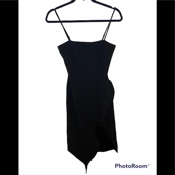 Bardot black spaghetti strap dress 4 - Picture 1 of 7